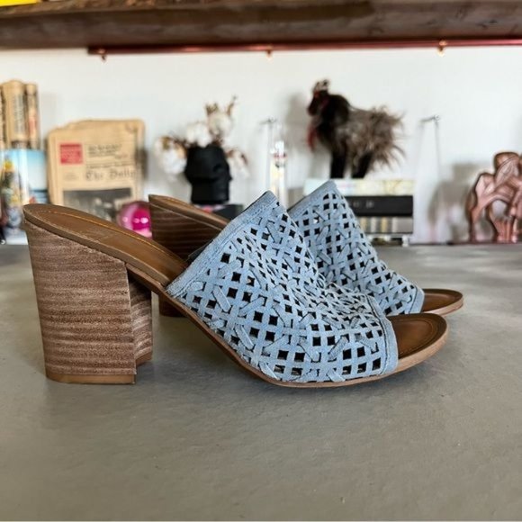 Franco Sarto Shoes - Franco Sarto 'Joselle' Suede Braided Mules
